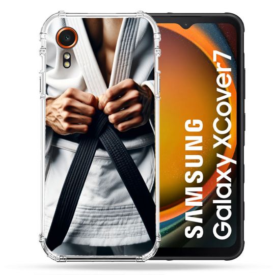 Coque Renforcée Pour Samsung Galaxy Xcover 7 Kimono Ceinture