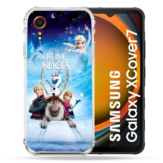 Coque Renforcée Pour Samsung Galaxy Xcover 7 La Reine Des Neiges