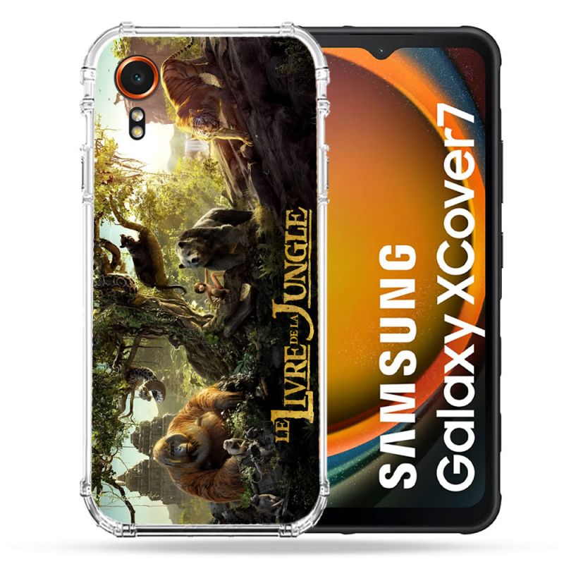 Coque Renforcée Pour Samsung Galaxy Xcover 7 Le Livre De La Jungle Affiche