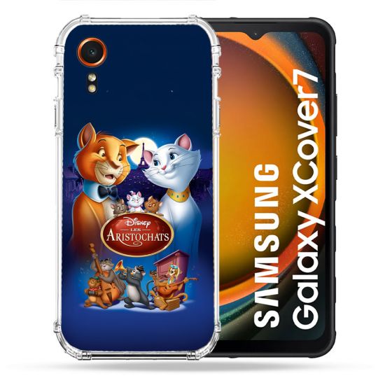 Coque Renforcée Pour Samsung Galaxy Xcover 7 Les Aristochats