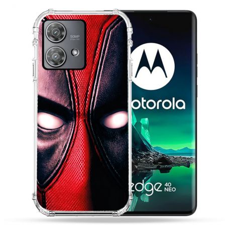 Coque Renforcée Pour Motorola Edge 40 Neo Deadpool Yeux