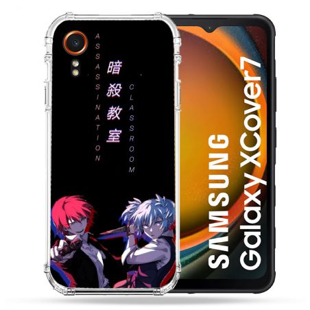 Coque Renforcée Pour Samsung Galaxy Xcover 7 Manga Assassination Classroom Duo