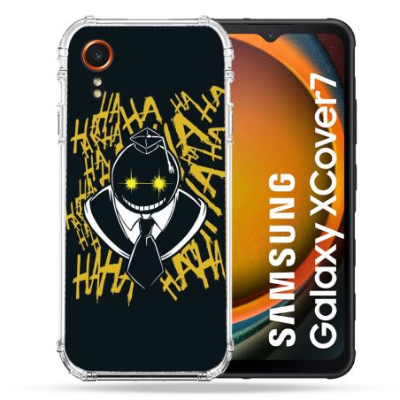 Coque Renforcée Pour Samsung Galaxy Xcover 7 Manga Assassination Classroom Kuro Noir