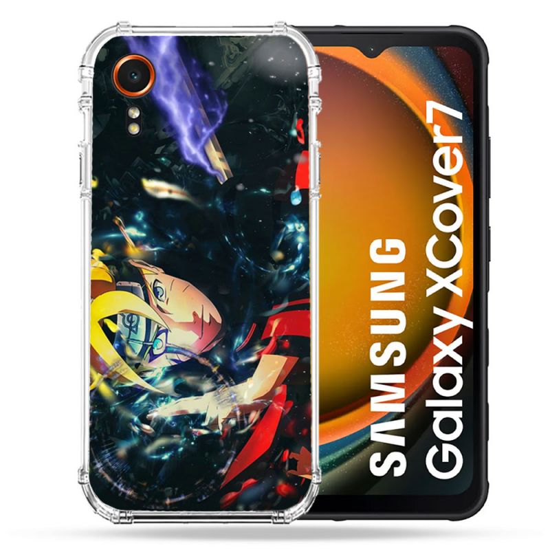 Coque Renforcée Pour Samsung Galaxy Xcover 7 Manga Boruto Eclair