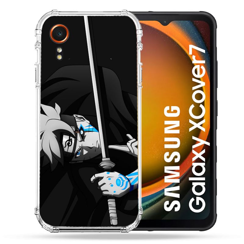 Coque Renforcée Pour Samsung Galaxy Xcover 7 Manga Boruto Epée