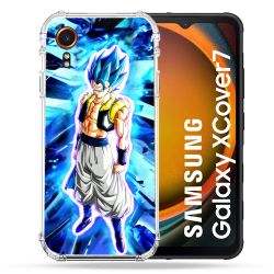 Coque Renforcée Pour Samsung Galaxy Xcover 7 Manga Dragon Ball Gogeta Lumiere