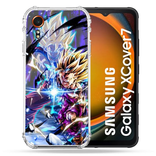 Coque Renforcée Pour Samsung Galaxy Xcover 7 Manga Dragon Ball Sangohan Duo