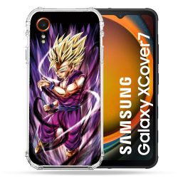 Coque Renforcée Pour Samsung Galaxy Xcover 7 Manga Dragon Ball Sangohan Violet