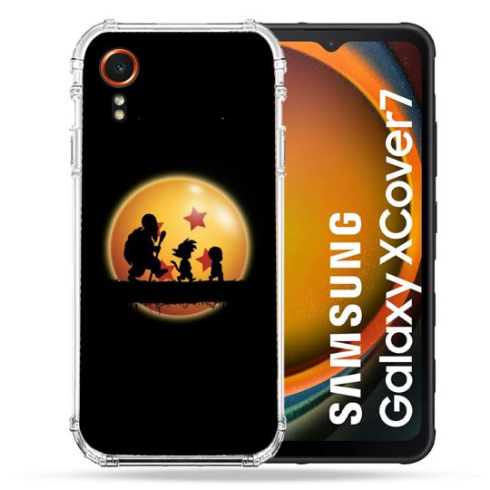 Coque Renforcée Pour Samsung Galaxy Xcover 7 Manga Dragon Ball Vintage