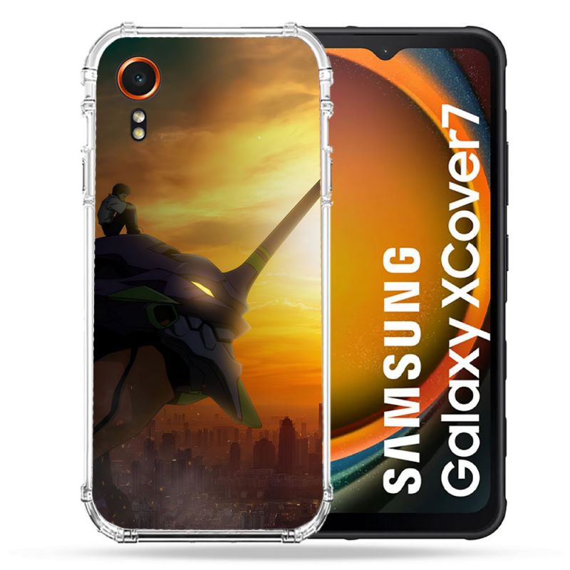Coque Renforcée Pour Samsung Galaxy Xcover 7 Manga Evangelion