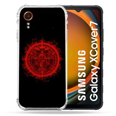 Coque Renforcée Pour Samsung Galaxy Xcover 7 Manga Fullmetal Alchemist Logo