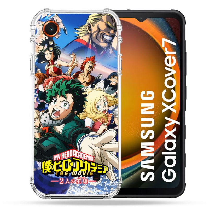 Coque Renforcée Pour Samsung Galaxy Xcover 7 Manga My Hero Academia Affiche
