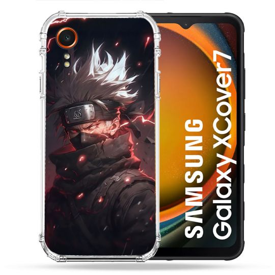 Coque Renforcée Pour Samsung Galaxy Xcover 7 Manga Naruto Kakashi Dark