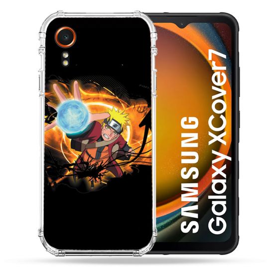 Coque Renforcée Pour Samsung Galaxy Xcover 7 Manga Naruto Noir