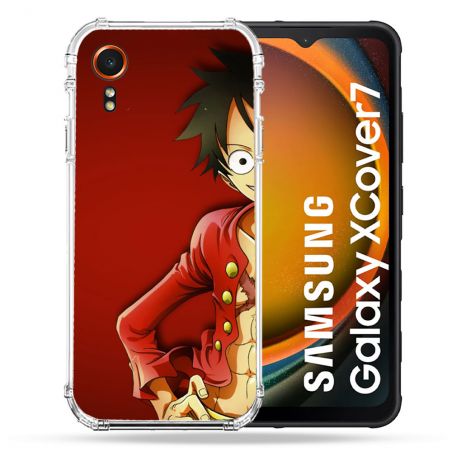 Coque Renforcée Pour Samsung Galaxy Xcover 7 Manga One Piece Luffy