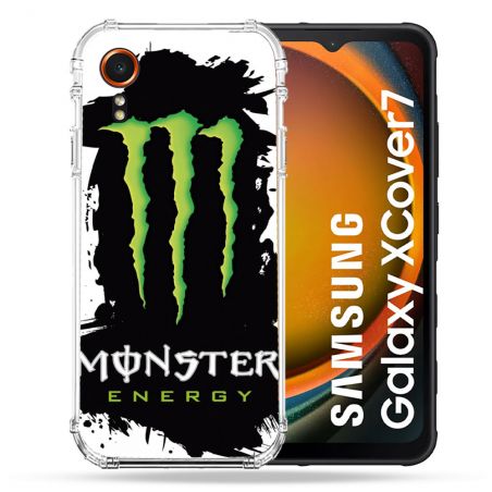 Coque Renforcée Pour Samsung Galaxy Xcover 7 Monster Energy Tache