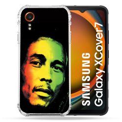 Coque Renforcée Pour Samsung Galaxy Xcover 7 Musique Bob Marley 2
