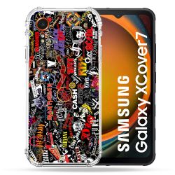 Coque Renforcée Pour Samsung Galaxy Xcover 7 Musique Rock Groupe