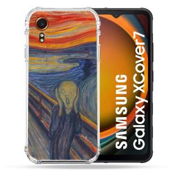 Coque Renforcée Pour Samsung Galaxy Xcover 7 Peinture Le Cri