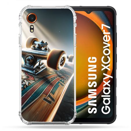 Coque Renforcée Pour Samsung Galaxy Xcover 7 Planche Skate
