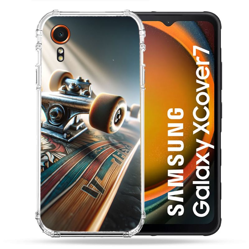 Coque Renforcée Pour Samsung Galaxy Xcover 7 Planche Skate