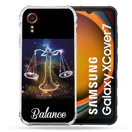 Coque Renforcée Pour Samsung Galaxy Xcover 7 Signe Zodiaque 2 Balance