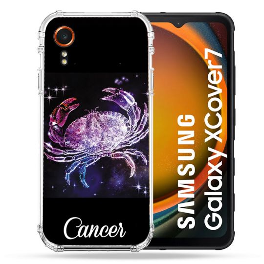 Coque Renforcée Pour Samsung Galaxy Xcover 7 Signe Zodiaque 2 Cancer