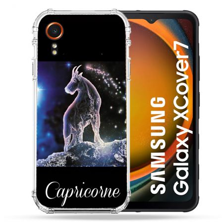 Coque Renforcée Pour Samsung Galaxy Xcover 7 Signe Zodiaque 2 Capricorne
