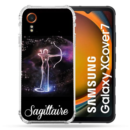 Coque Renforcée Pour Samsung Galaxy Xcover 7 Signe Zodiaque 2 Sagittaire