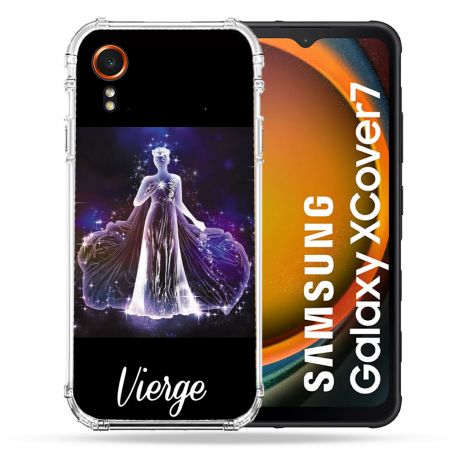 Coque Renforcée Pour Samsung Galaxy Xcover 7 Signe Zodiaque 2 Vierge