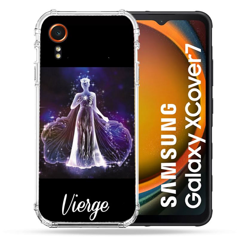 Coque Renforcée Pour Samsung Galaxy Xcover 7 Signe Zodiaque 2 Vierge
