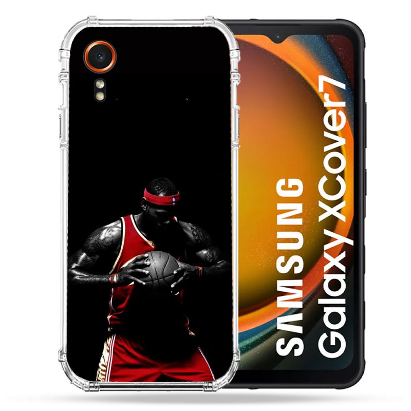 Coque Renforcée Pour Samsung Galaxy Xcover 7 Sport Basketeur