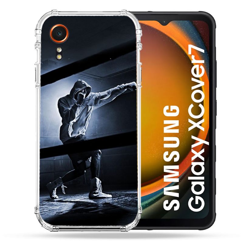 Coque Renforcée Pour Samsung Galaxy Xcover 7 Sport Boxe Poing