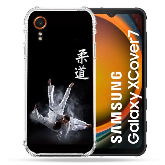 Coque Renforcée Pour Samsung Galaxy Xcover 7 Sport Judo Noir