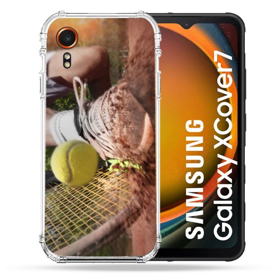 Coque Renforcée Pour Samsung Galaxy Xcover 7 Sport Tennis Glissade