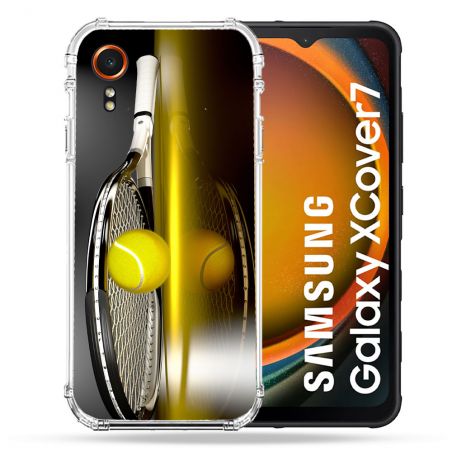 Coque Renforcée Pour Samsung Galaxy Xcover 7 Sport Tennis Reflet