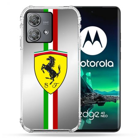 Coque Renforcée Pour Motorola Edge 40 Neo Ferrari Ligne