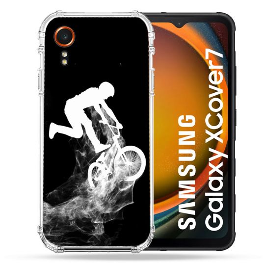 Coque Renforcée Pour Samsung Galaxy Xcover 7 Sport VTT Noir
