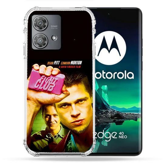 Coque Renforcée Pour Motorola Edge 40 Neo Fight Club Affiche