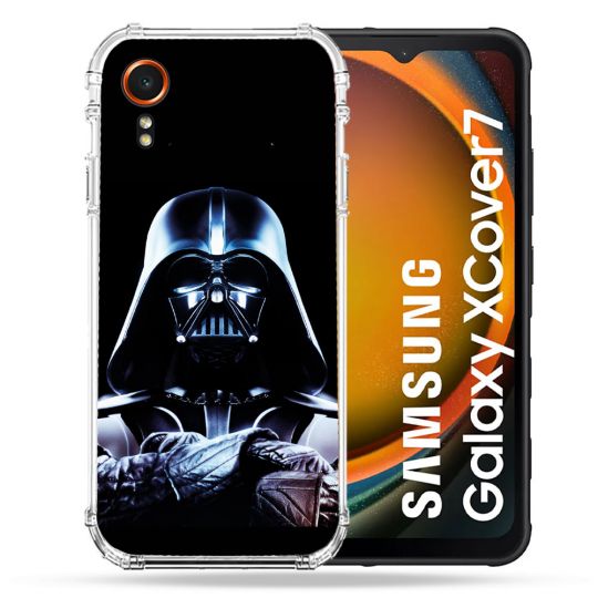 Coque Renforcée Pour Samsung Galaxy Xcover 7 Star Wars - Dark Vador Noir