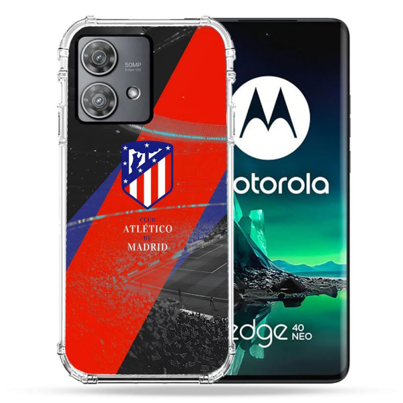 Coque Renforcée Pour Motorola Edge 40 Neo Foot Athletico Madrid