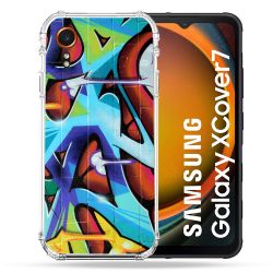 Coque Renforcée Pour Samsung Galaxy Xcover 7 Street Art Graf Color