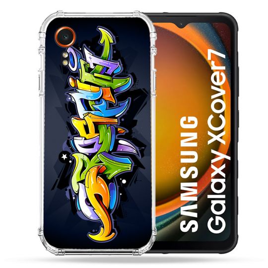 Coque Renforcée Pour Samsung Galaxy Xcover 7 Street Art Graffiti
