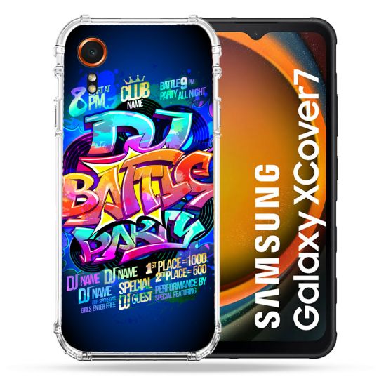 Coque Renforcée Pour Samsung Galaxy Xcover 7 Street Art Rap