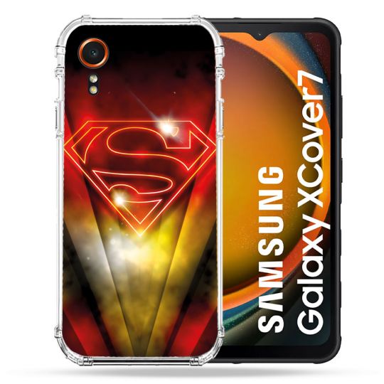 Coque Renforcée Pour Samsung Galaxy Xcover 7 Superman Logo