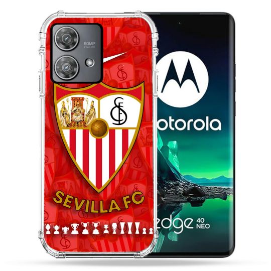 Coque Renforcée Pour Motorola Edge 40 Neo Foot FC Sevilla