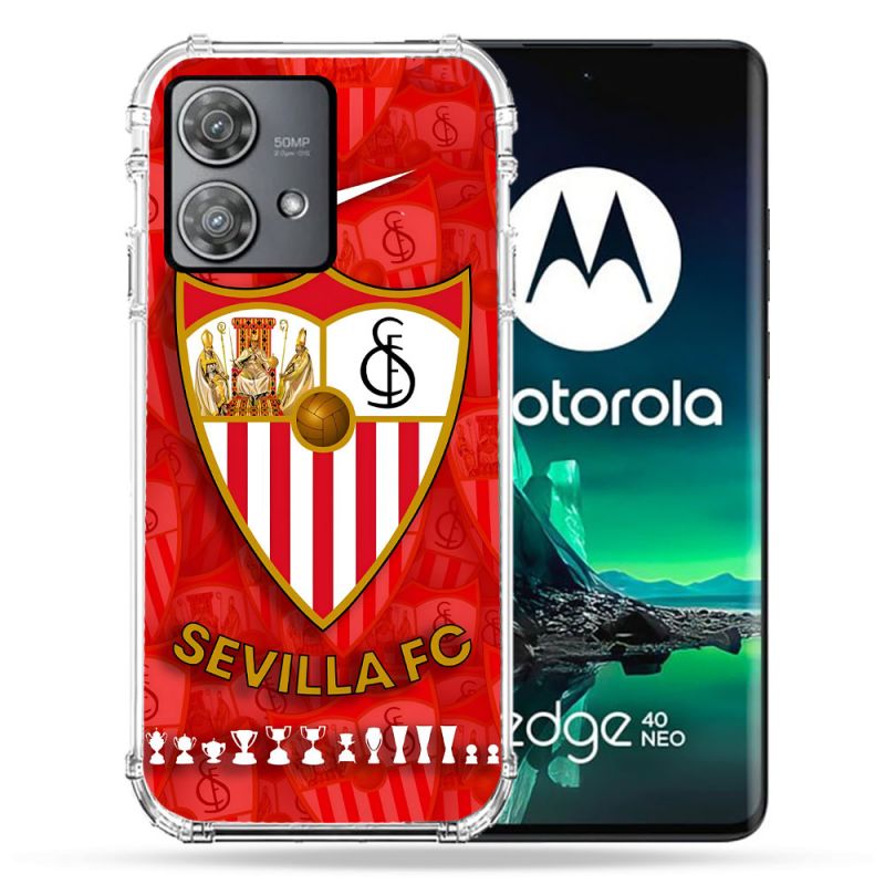 Coque Renforcée Pour Motorola Edge 40 Neo Foot FC Sevilla