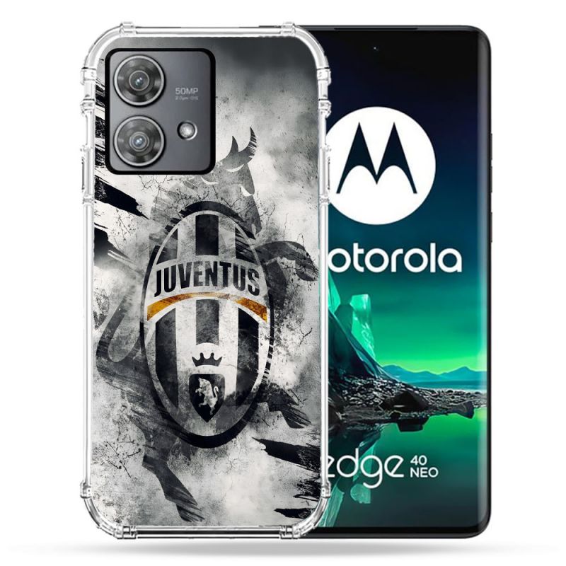 Coque Renforcée Pour Motorola Edge 40 Neo Foot Juventus Turin
