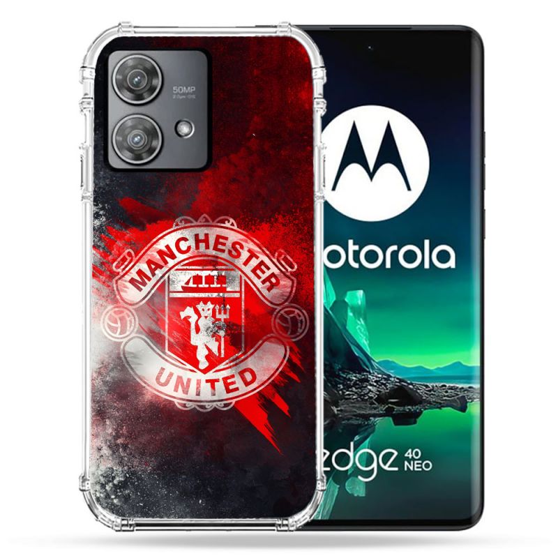 Coque Renforcée Pour Motorola Edge 40 Neo Foot Manchetser United