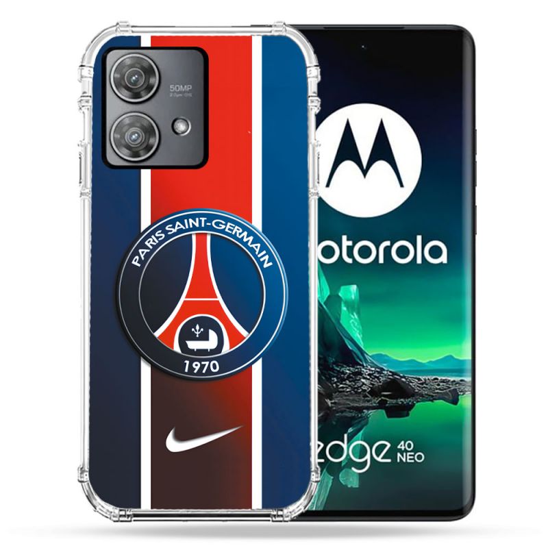 Coque Renforcée Pour Motorola Edge 40 Neo Foot PSG 1970